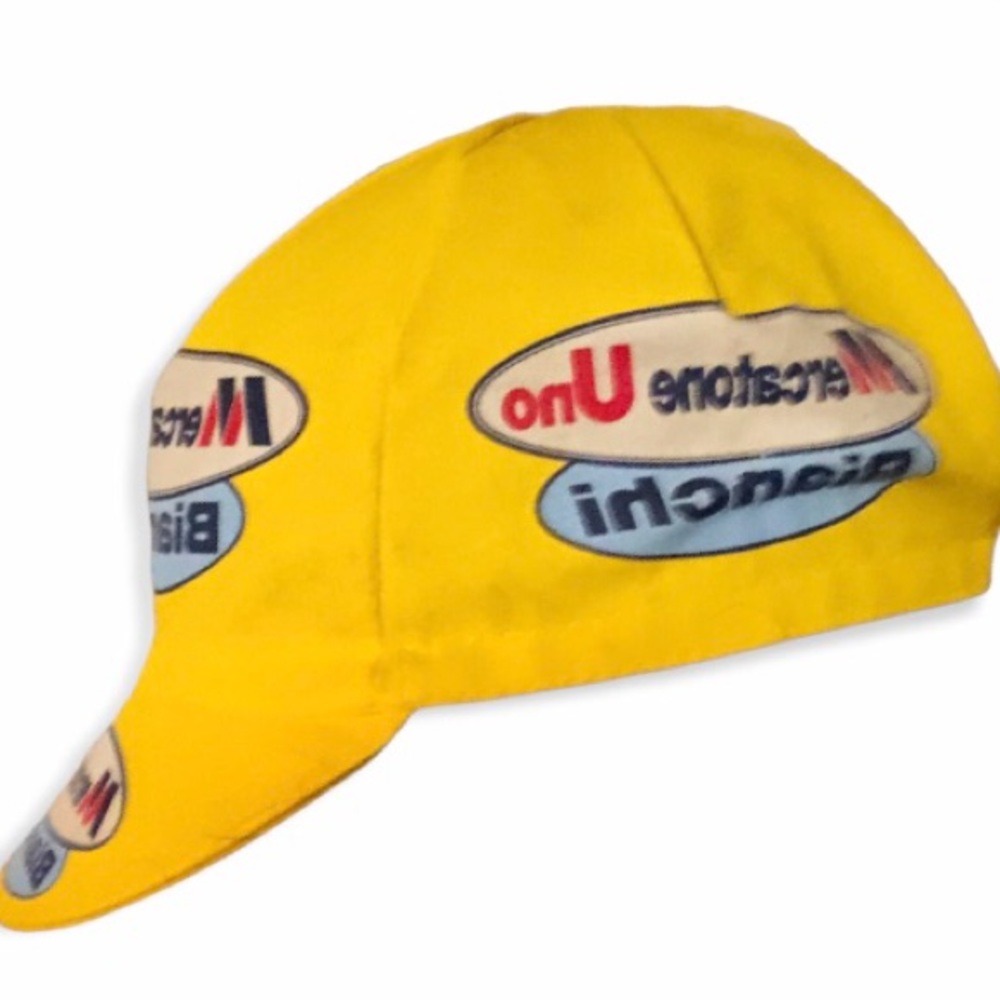 Bianchi Cycling Hat Cap Original Italian NEW Merktone Uno NWOT Unisex One-Size